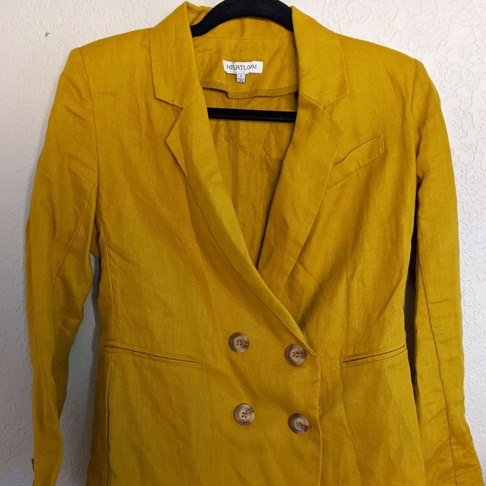 Heartloom Linen Blazer Women's size M
